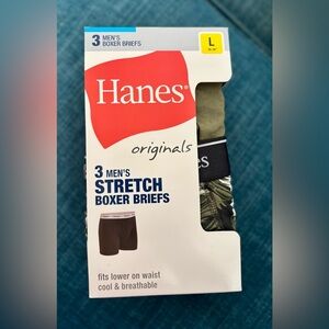 Hanes Men's Stretch Boxer Briefs - Camo, Olive and Maroon